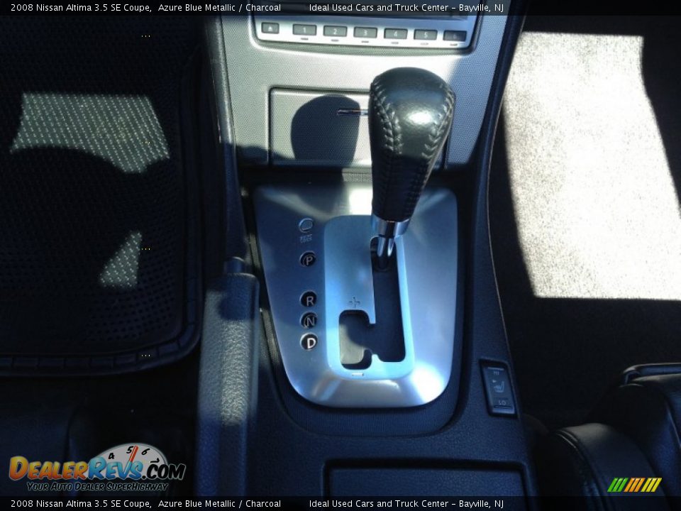 2008 Nissan Altima 3.5 SE Coupe Azure Blue Metallic / Charcoal Photo #24