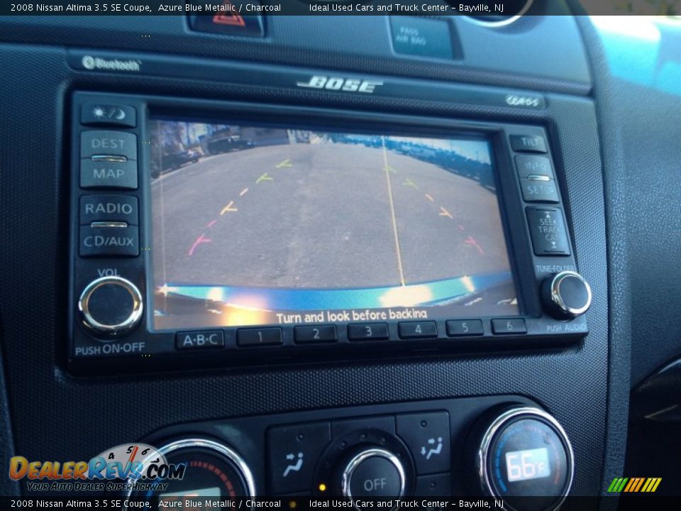 2008 Nissan Altima 3.5 SE Coupe Azure Blue Metallic / Charcoal Photo #26