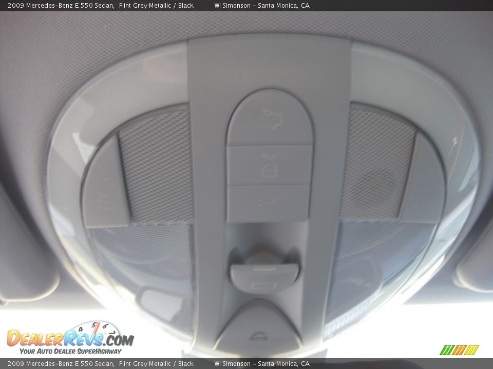 2009 Mercedes-Benz E 550 Sedan Flint Grey Metallic / Black Photo #26