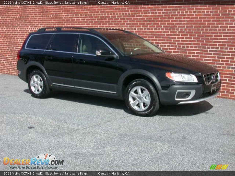 2012 Volvo XC70 3.2 AWD Black Stone / Sandstone Beige Photo #2