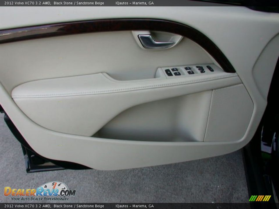 2012 Volvo XC70 3.2 AWD Black Stone / Sandstone Beige Photo #14