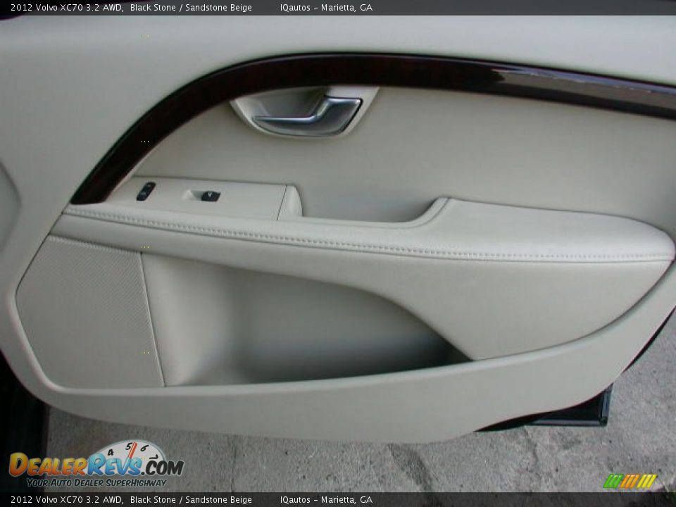 2012 Volvo XC70 3.2 AWD Black Stone / Sandstone Beige Photo #15