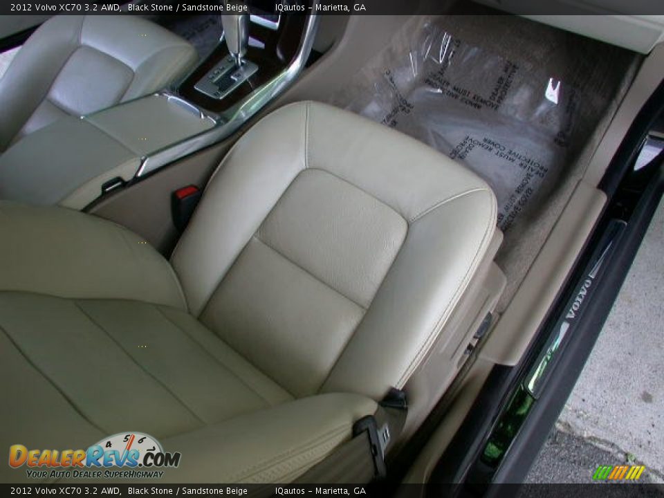 2012 Volvo XC70 3.2 AWD Black Stone / Sandstone Beige Photo #16