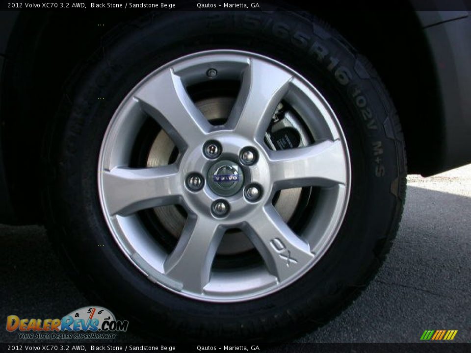 2012 Volvo XC70 3.2 AWD Black Stone / Sandstone Beige Photo #22