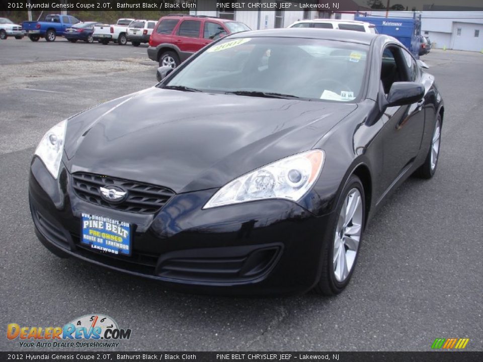 2012 Hyundai Genesis Coupe 2.0T Bathurst Black / Black Cloth Photo #1