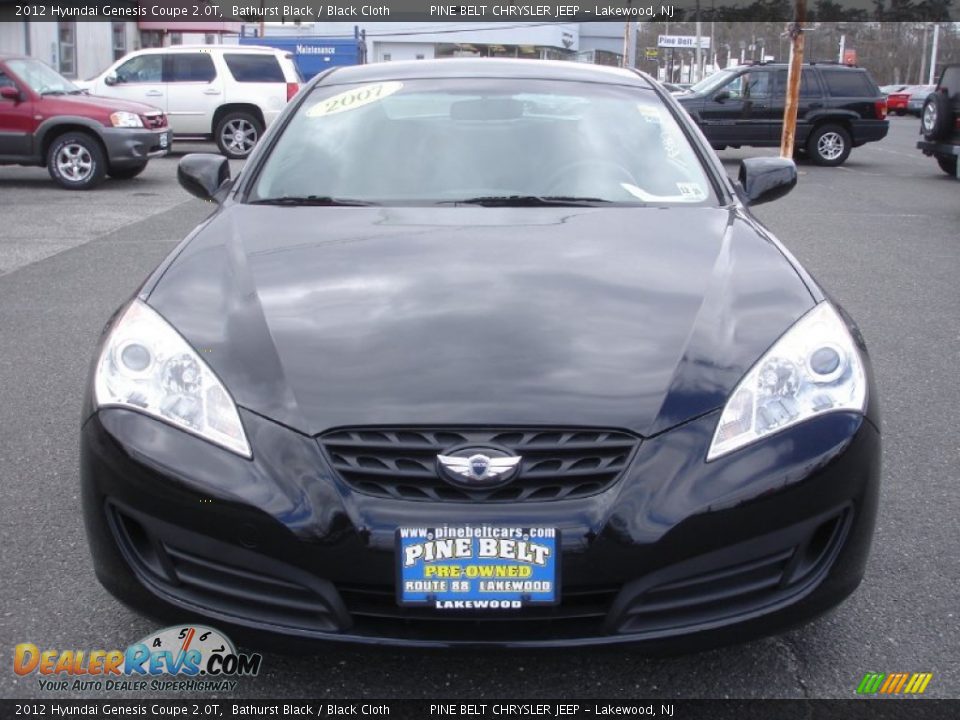 2012 Hyundai Genesis Coupe 2.0T Bathurst Black / Black Cloth Photo #2