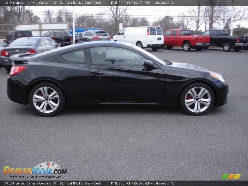 2012 Hyundai Genesis Coupe 2.0T Bathurst Black / Black Cloth Photo #4