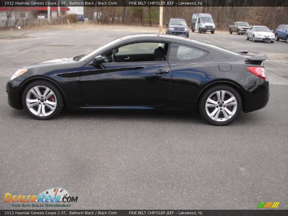 2012 Hyundai Genesis Coupe 2.0T Bathurst Black / Black Cloth Photo #6