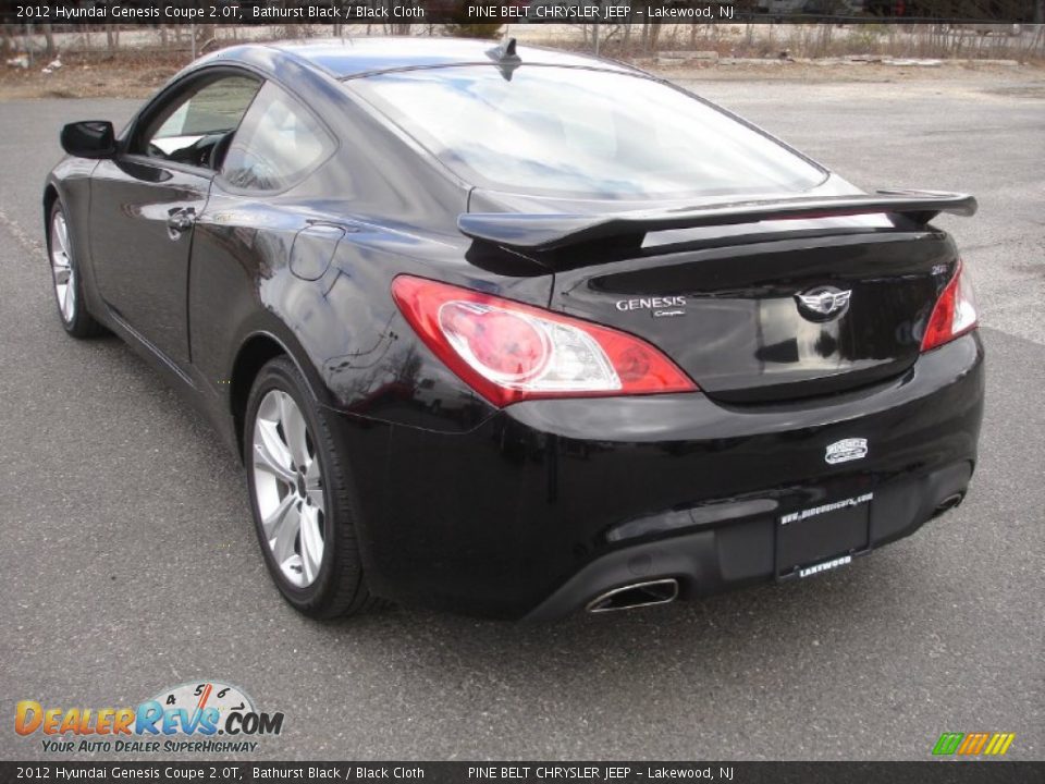 2012 Hyundai Genesis Coupe 2.0T Bathurst Black / Black Cloth Photo #9