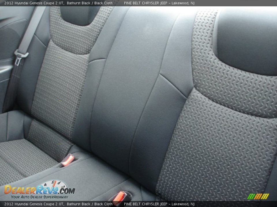 2012 Hyundai Genesis Coupe 2.0T Bathurst Black / Black Cloth Photo #10