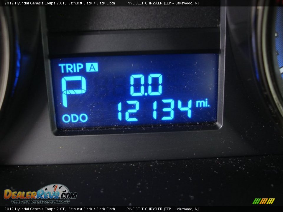 2012 Hyundai Genesis Coupe 2.0T Bathurst Black / Black Cloth Photo #14