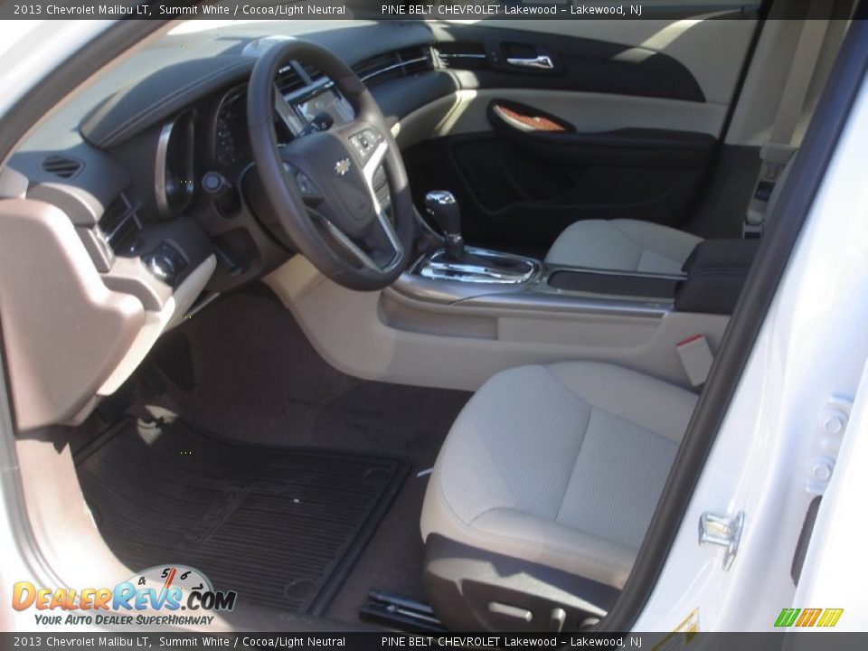 2013 Chevrolet Malibu LT Summit White / Cocoa/Light Neutral Photo #2
