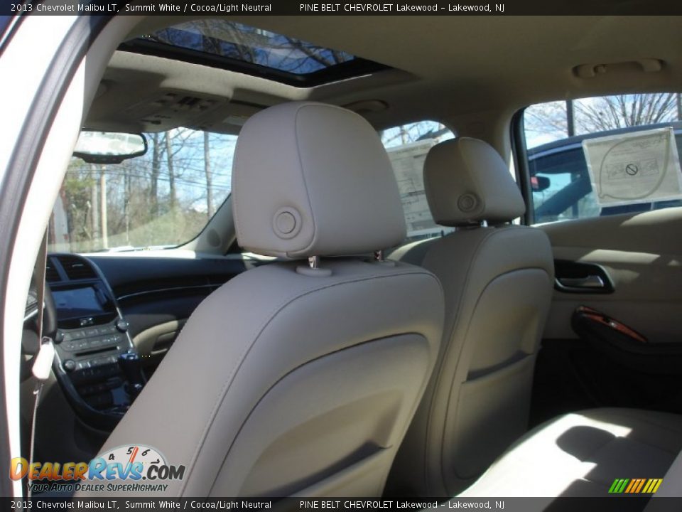 2013 Chevrolet Malibu LT Summit White / Cocoa/Light Neutral Photo #3