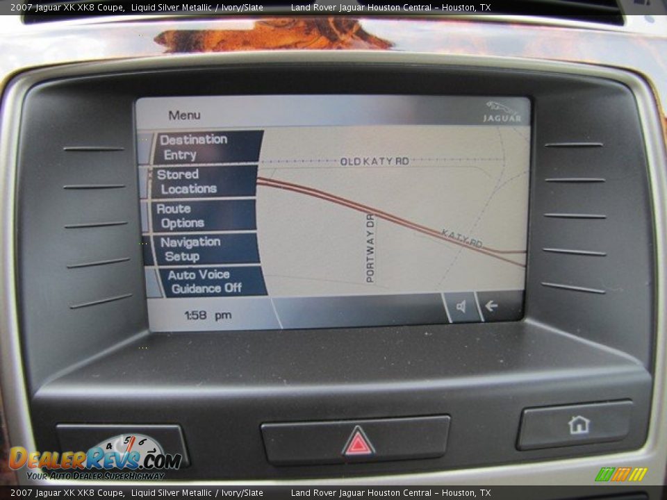 2007 Jaguar XK XK8 Coupe Liquid Silver Metallic / Ivory/Slate Photo #20