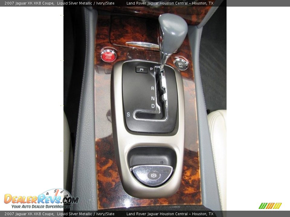 2007 Jaguar XK XK8 Coupe Liquid Silver Metallic / Ivory/Slate Photo #23