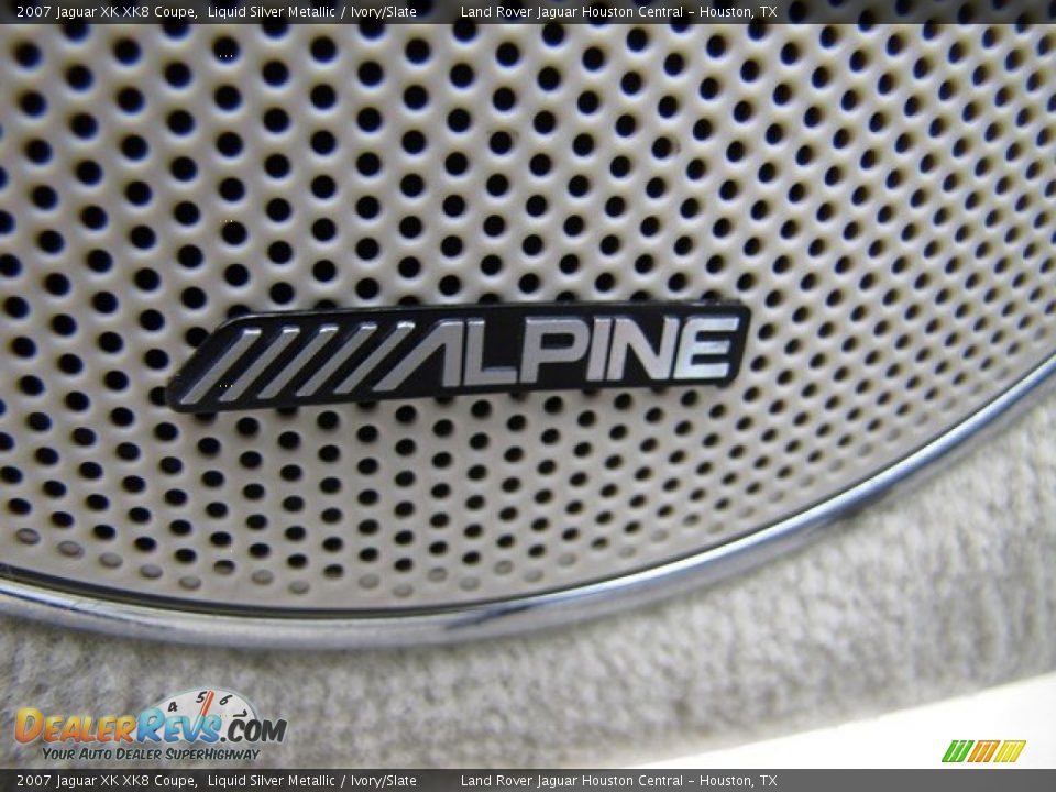 2007 Jaguar XK XK8 Coupe Liquid Silver Metallic / Ivory/Slate Photo #29
