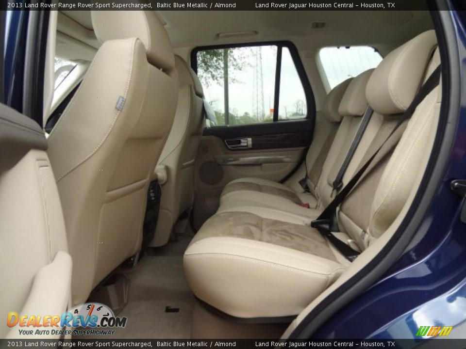 2013 Land Rover Range Rover Sport Supercharged Baltic Blue Metallic / Almond Photo #3