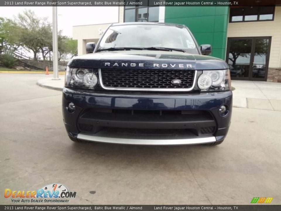 2013 Land Rover Range Rover Sport Supercharged Baltic Blue Metallic / Almond Photo #5