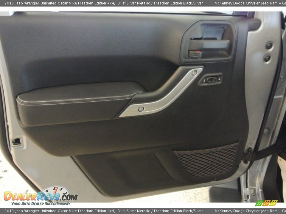 Door Panel of 2013 Jeep Wrangler Unlimited Oscar Mike Freedom Edition 4x4 Photo #10