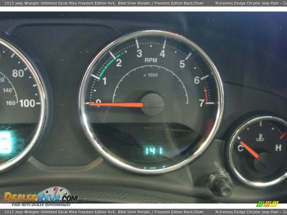 2013 Jeep Wrangler Unlimited Oscar Mike Freedom Edition 4x4 Billet Silver Metallic / Freedom Edition Black/Silver Photo #11