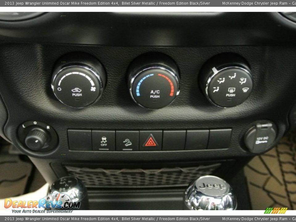 Controls of 2013 Jeep Wrangler Unlimited Oscar Mike Freedom Edition 4x4 Photo #13