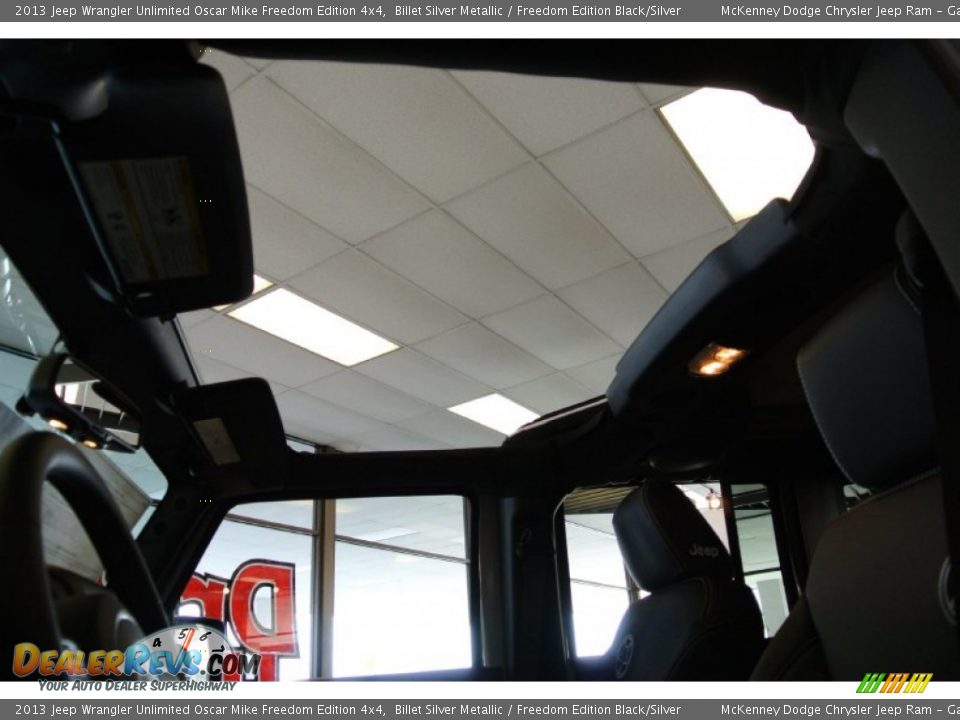 Sunroof of 2013 Jeep Wrangler Unlimited Oscar Mike Freedom Edition 4x4 Photo #16