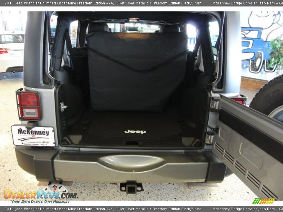 2013 Jeep Wrangler Unlimited Oscar Mike Freedom Edition 4x4 Billet Silver Metallic / Freedom Edition Black/Silver Photo #18