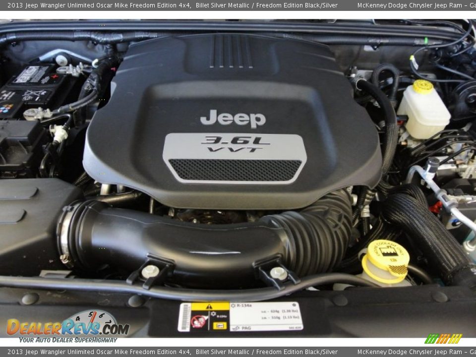 2013 Jeep Wrangler Unlimited Oscar Mike Freedom Edition 4x4 3.6 Liter DOHC 24-Valve VVT Pentastar V6 Engine Photo #23