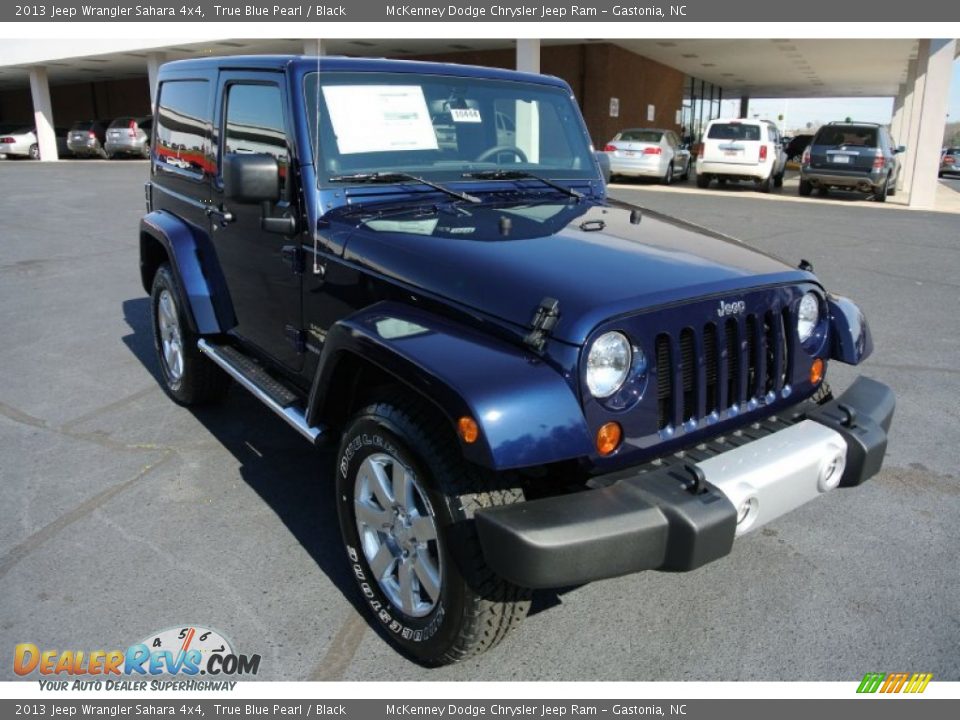 2013 Jeep Wrangler Sahara 4x4 True Blue Pearl / Black Photo #1