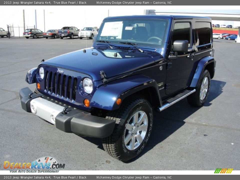 2013 Jeep Wrangler Sahara 4x4 True Blue Pearl / Black Photo #2