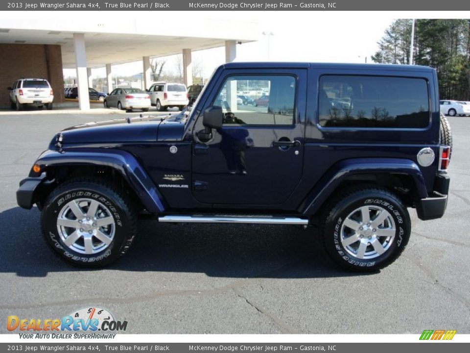 2013 Jeep Wrangler Sahara 4x4 True Blue Pearl / Black Photo #3