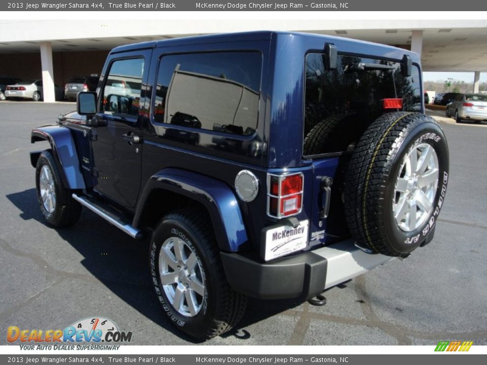 2013 Jeep Wrangler Sahara 4x4 True Blue Pearl / Black Photo #4