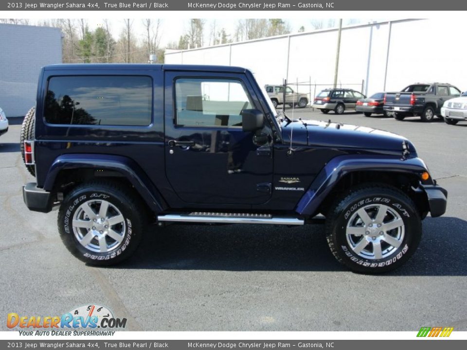 2013 Jeep Wrangler Sahara 4x4 True Blue Pearl / Black Photo #6