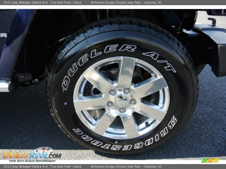 2013 Jeep Wrangler Sahara 4x4 True Blue Pearl / Black Photo #22