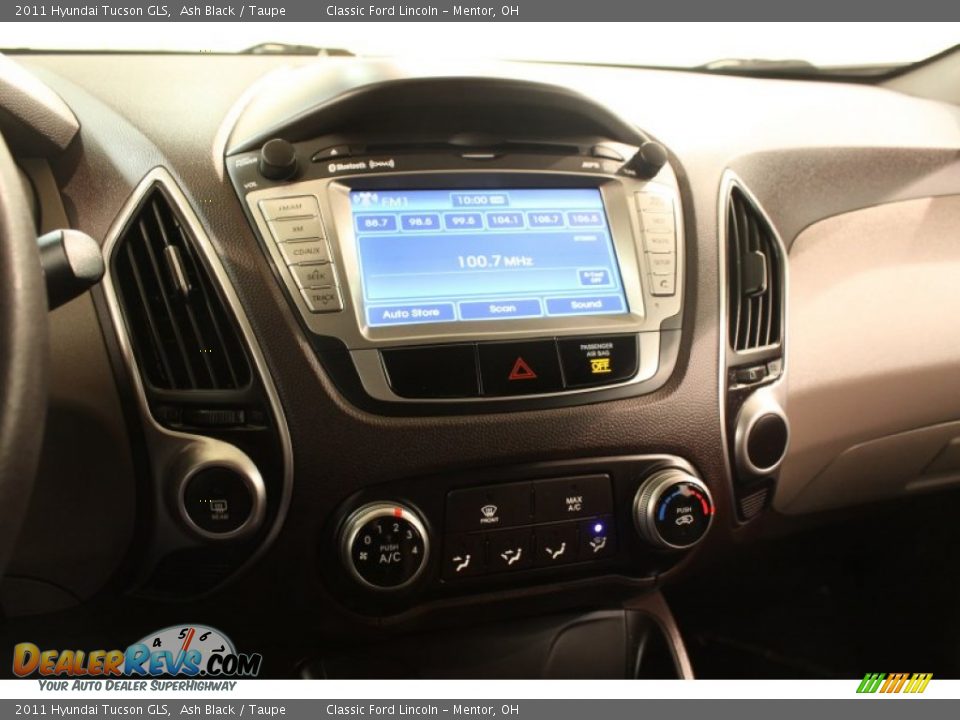 2011 Hyundai Tucson GLS Ash Black / Taupe Photo #8