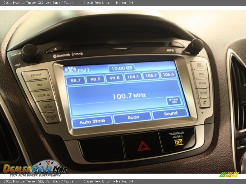 2011 Hyundai Tucson GLS Ash Black / Taupe Photo #9