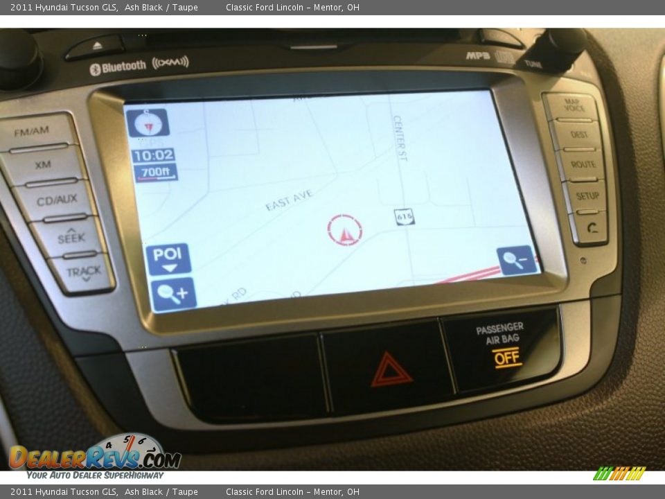 2011 Hyundai Tucson GLS Ash Black / Taupe Photo #11