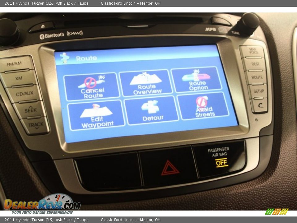 2011 Hyundai Tucson GLS Ash Black / Taupe Photo #13