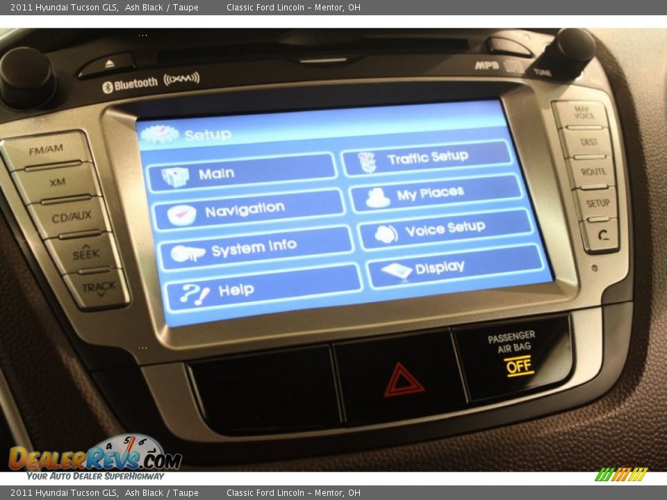 2011 Hyundai Tucson GLS Ash Black / Taupe Photo #14