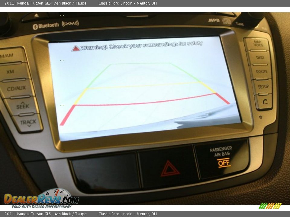 2011 Hyundai Tucson GLS Ash Black / Taupe Photo #15