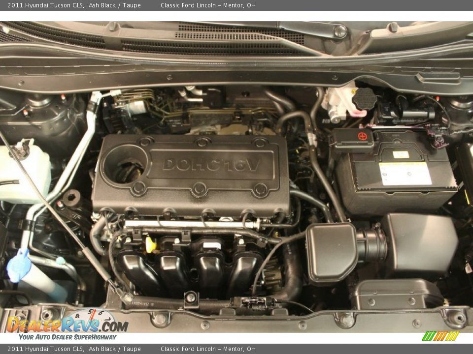 2011 Hyundai Tucson GLS Ash Black / Taupe Photo #21