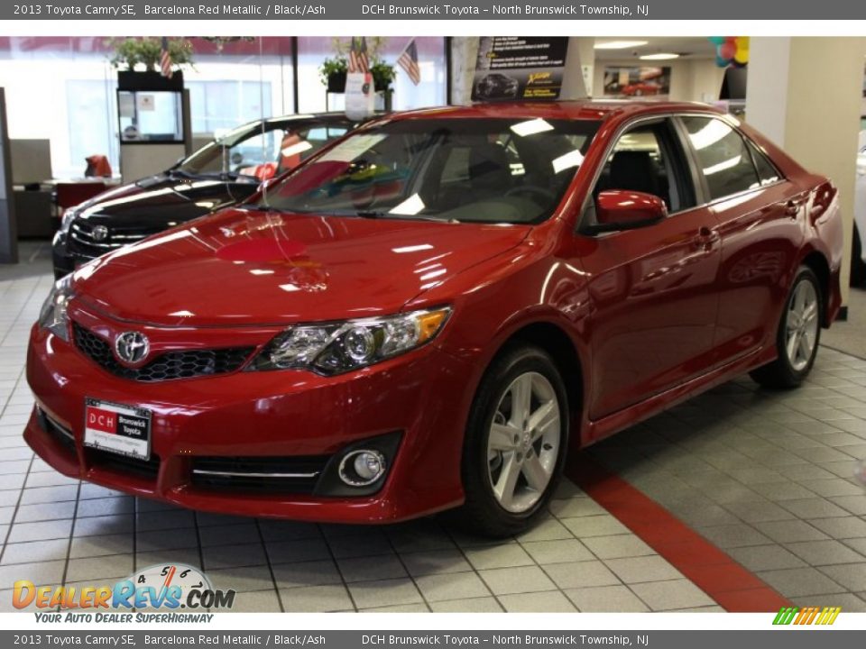 2013 Toyota Camry SE Barcelona Red Metallic / Black/Ash Photo #3