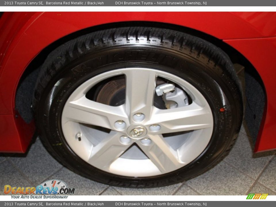 2013 Toyota Camry SE Barcelona Red Metallic / Black/Ash Photo #12