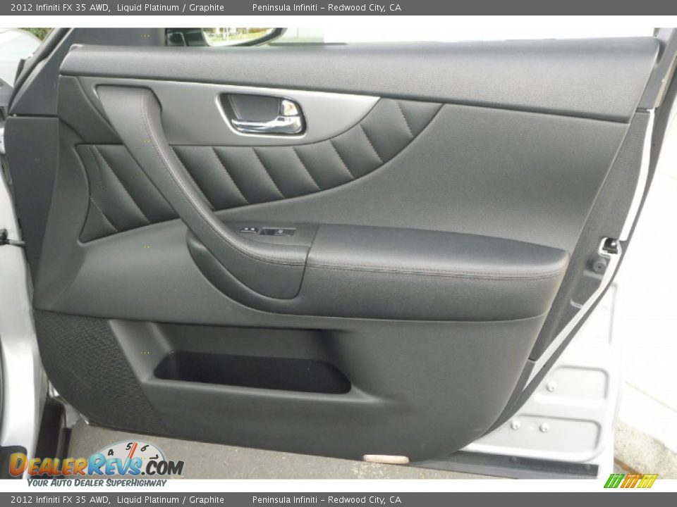 2012 Infiniti FX 35 AWD Liquid Platinum / Graphite Photo #11