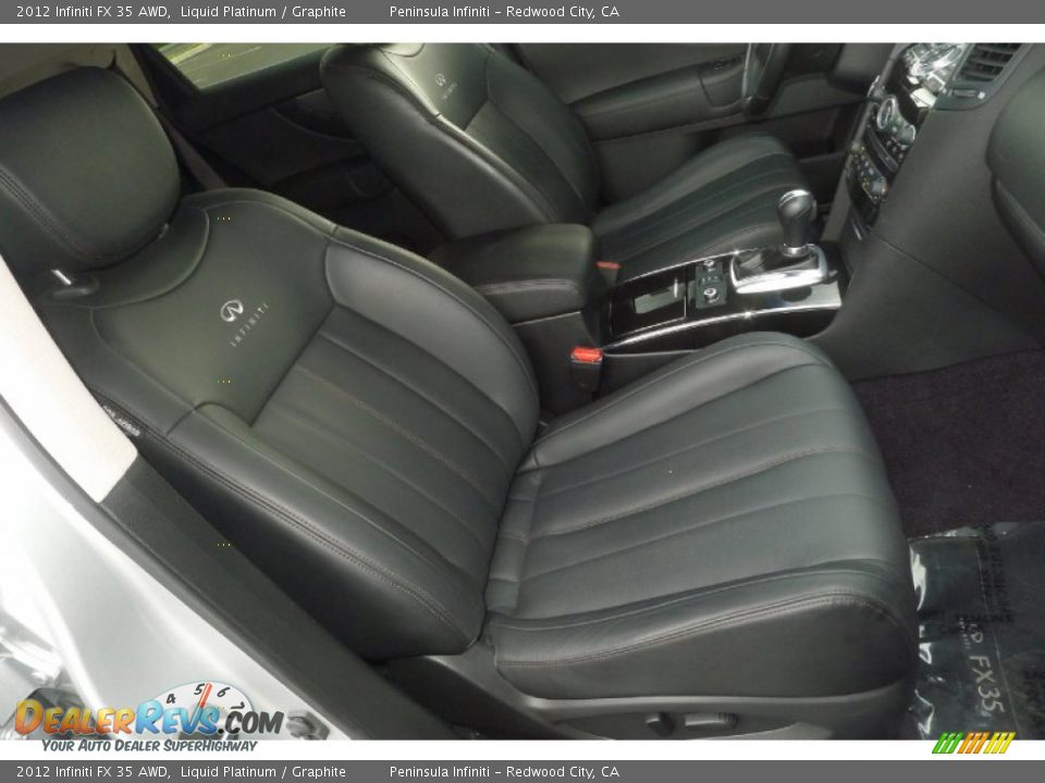 2012 Infiniti FX 35 AWD Liquid Platinum / Graphite Photo #14