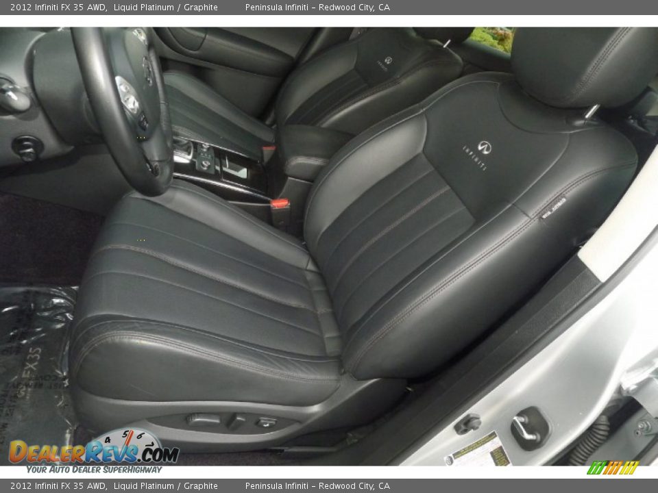 2012 Infiniti FX 35 AWD Liquid Platinum / Graphite Photo #15