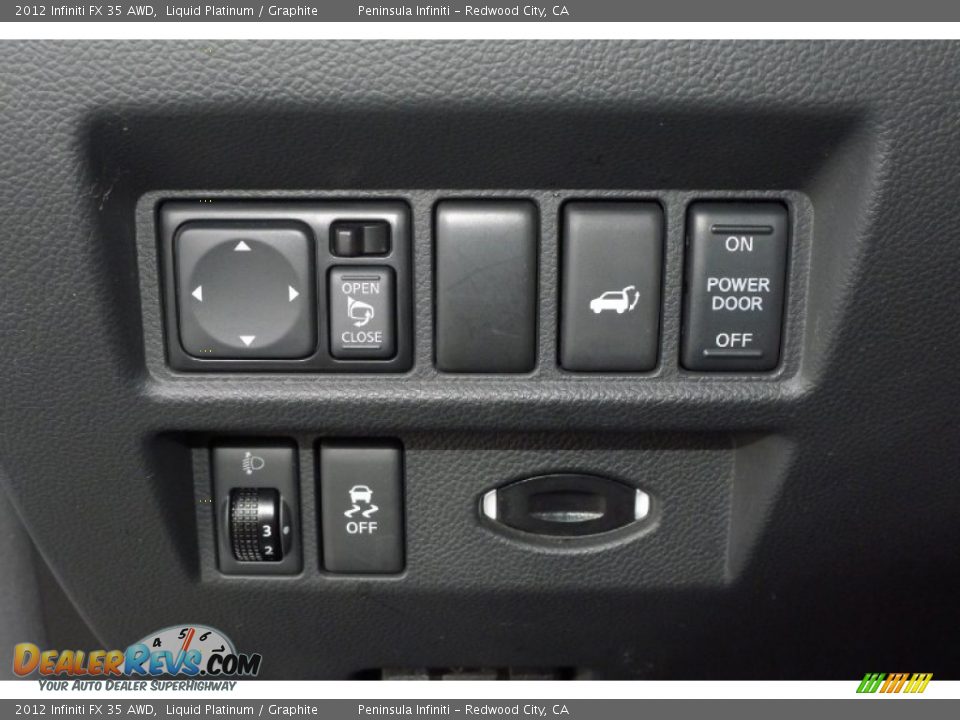 2012 Infiniti FX 35 AWD Liquid Platinum / Graphite Photo #16