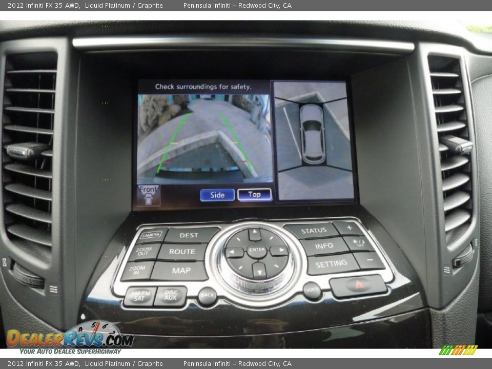 2012 Infiniti FX 35 AWD Liquid Platinum / Graphite Photo #21