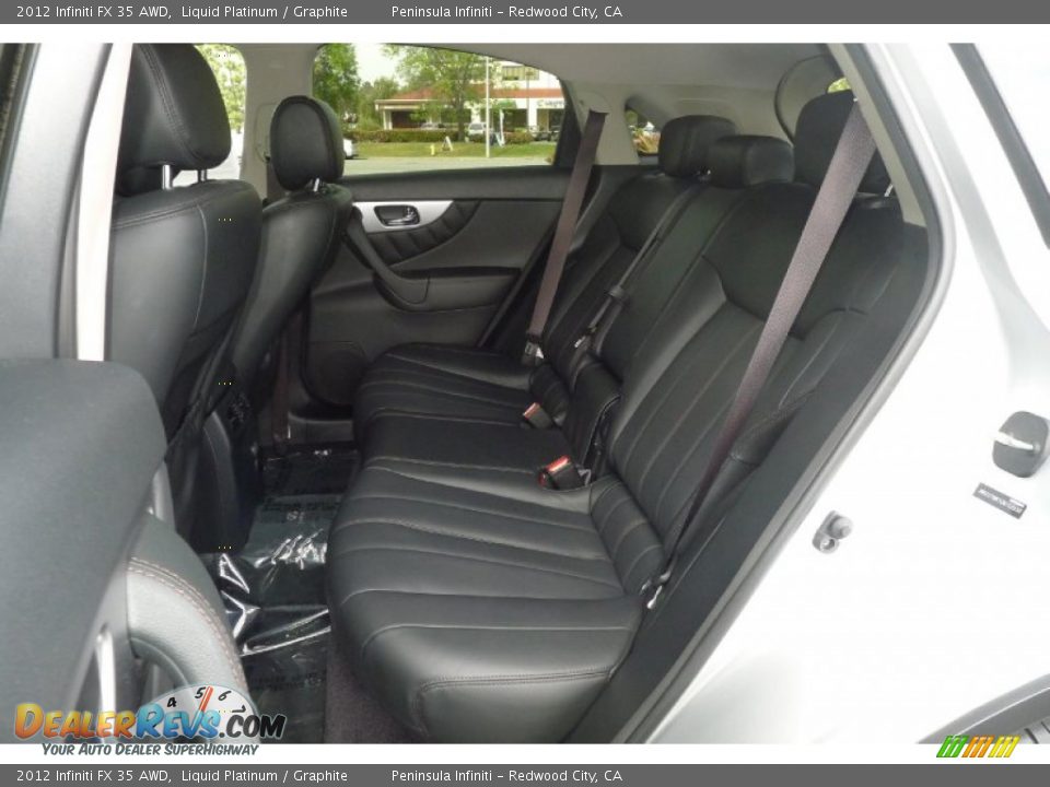 2012 Infiniti FX 35 AWD Liquid Platinum / Graphite Photo #22