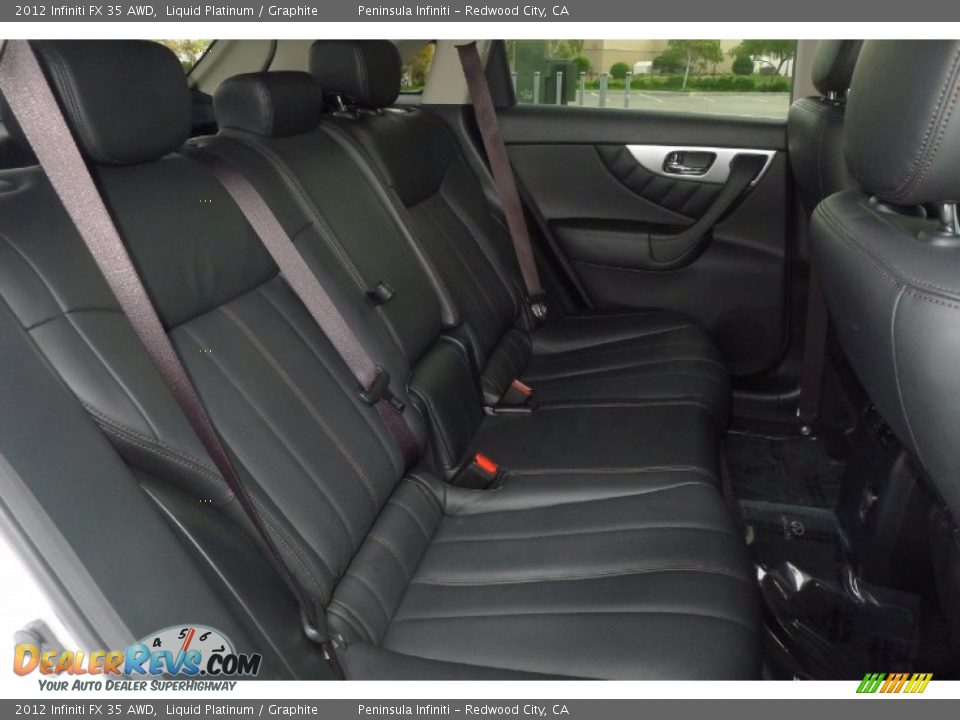 2012 Infiniti FX 35 AWD Liquid Platinum / Graphite Photo #23